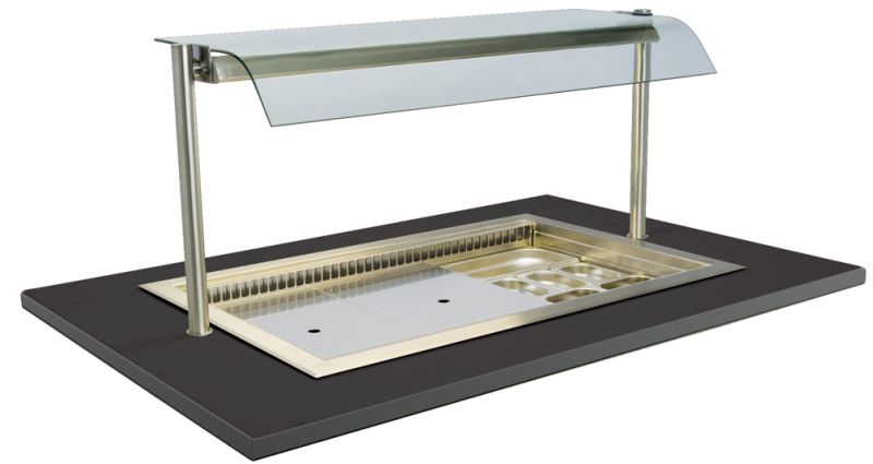 Bild 1: Nordcap Hustenschutz mit Beleuchtung HS 4/1-53